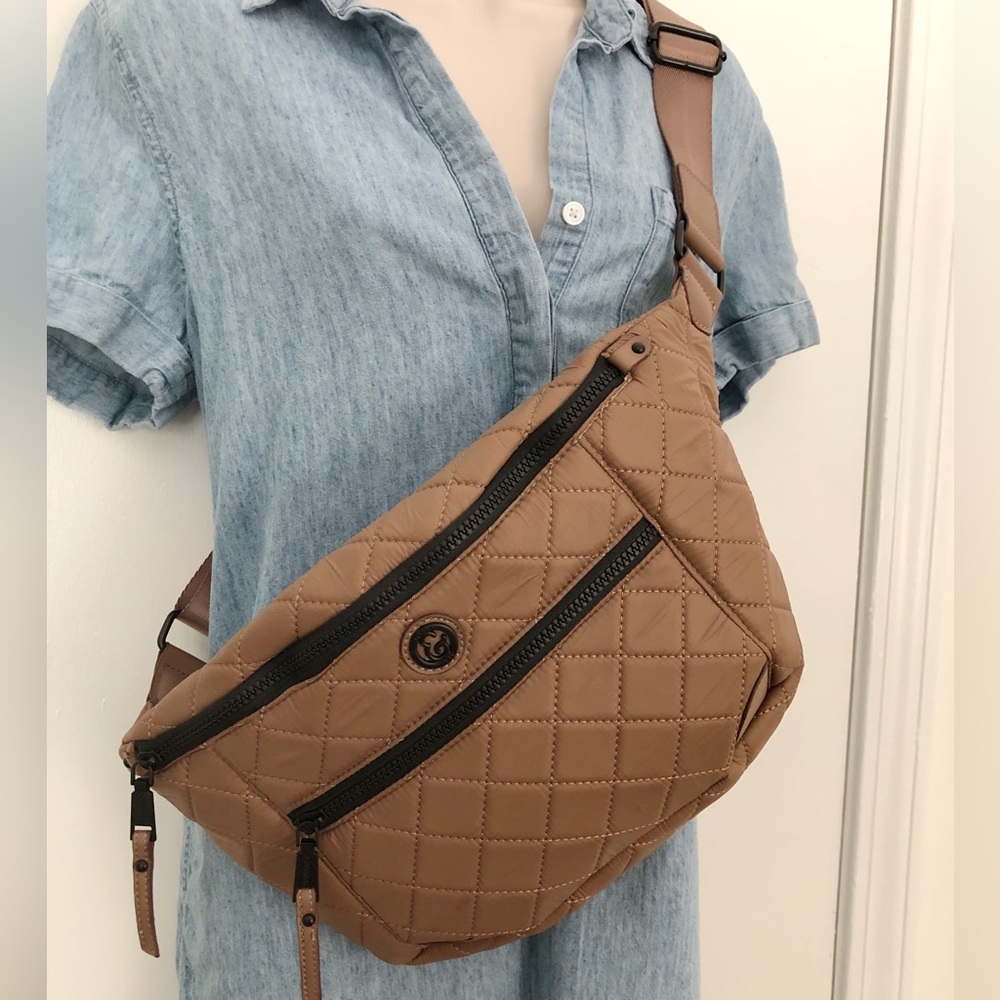 Joan & David Quilted Sling Bag